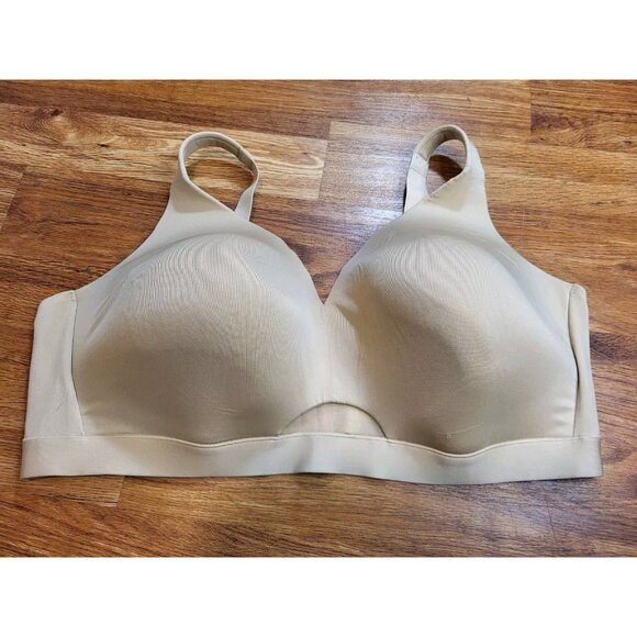 Lane Bryant Cacique Lightly Lined No-Wire Bra Nude Tan 46 DDD - Picture 1 of 4